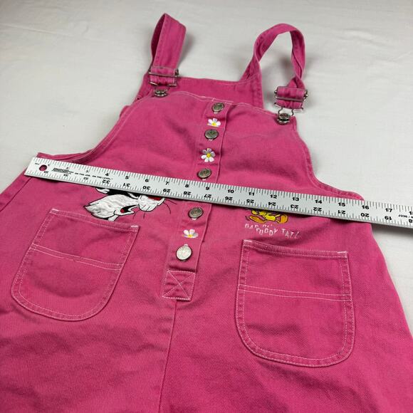 Vintage Looney Tunes Kids Overalls Size 14 - Picture 4 of 6